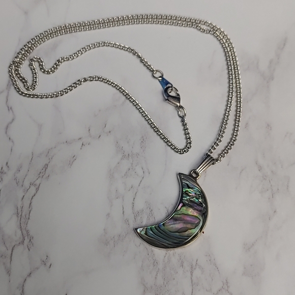 Moon Abalone Necklace Set - Picture 3 of 4